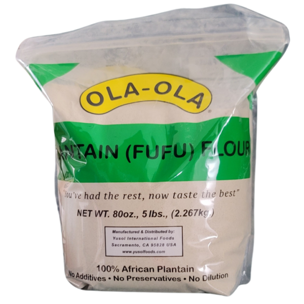 Plantain Fufu Flour (ola-ola) | 5 LBS - Image 2